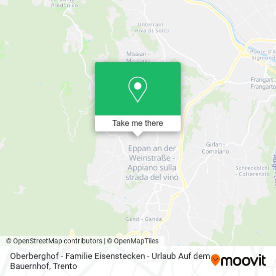 Oberberghof - Familie Eisenstecken - Urlaub Auf dem Bauernhof map