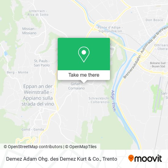 Demez Adam Ohg. des Demez Kurt & Co. map