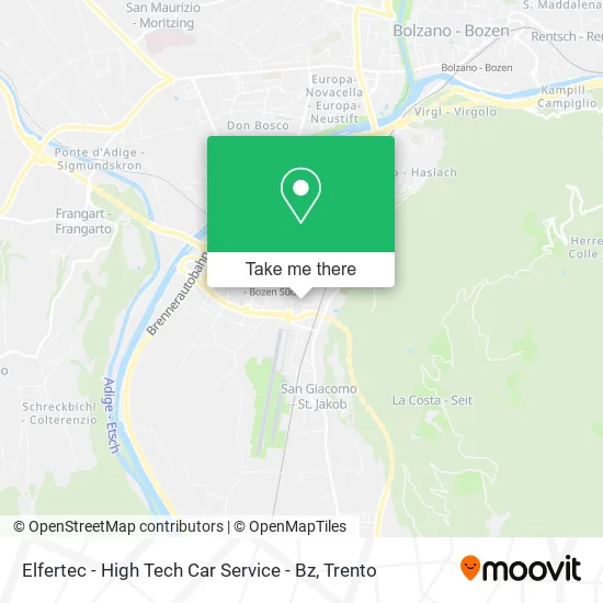 Elfertec - High Tech Car Service - Bz map