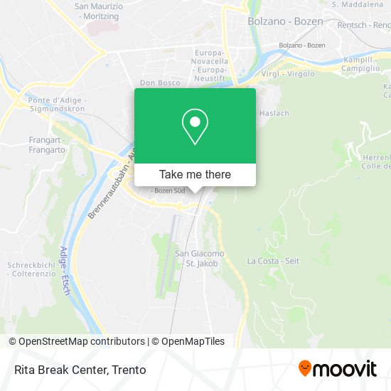 Rita Break Center map
