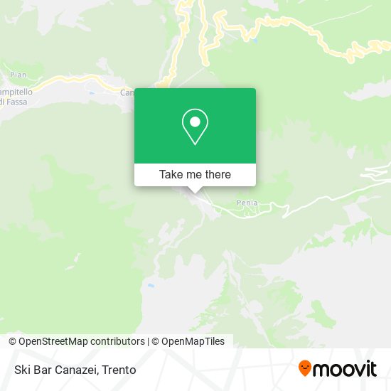 Ski Bar Canazei map