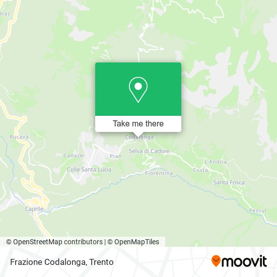 Frazione Codalonga map