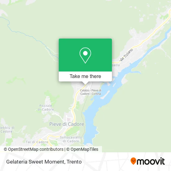 Gelateria Sweet Moment map