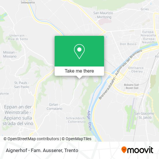 Aignerhof - Fam. Ausserer map