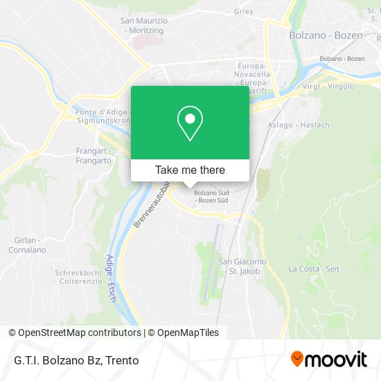 G.T.I. Bolzano Bz map