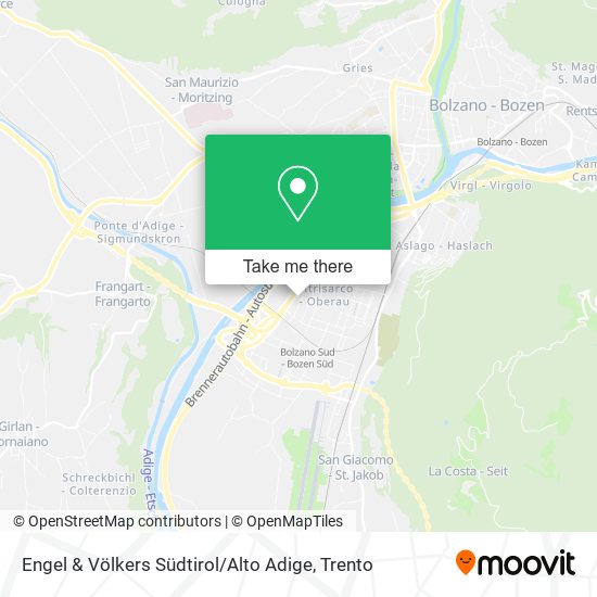 Engel & Völkers Südtirol / Alto Adige map