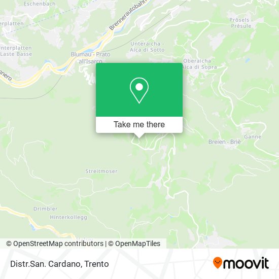 Distr.San. Cardano map