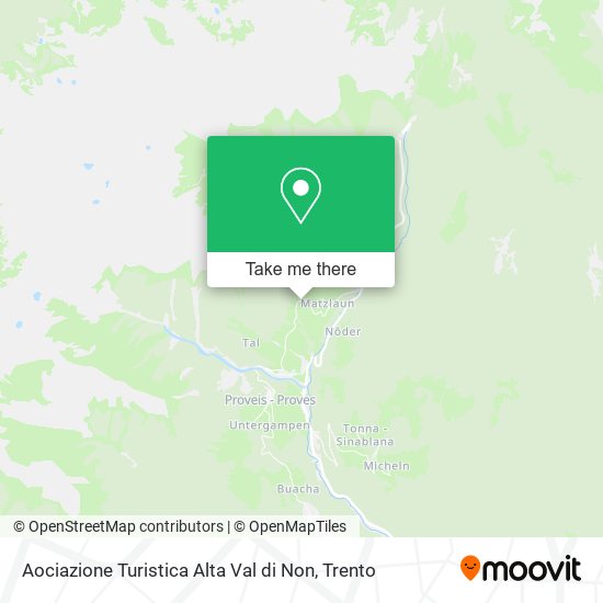 Aociazione Turistica Alta Val di Non map