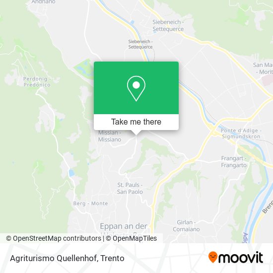 Agriturismo Quellenhof map