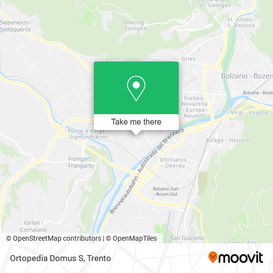 Ortopedia Domus S map