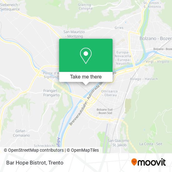 Bar Hope Bistrot map
