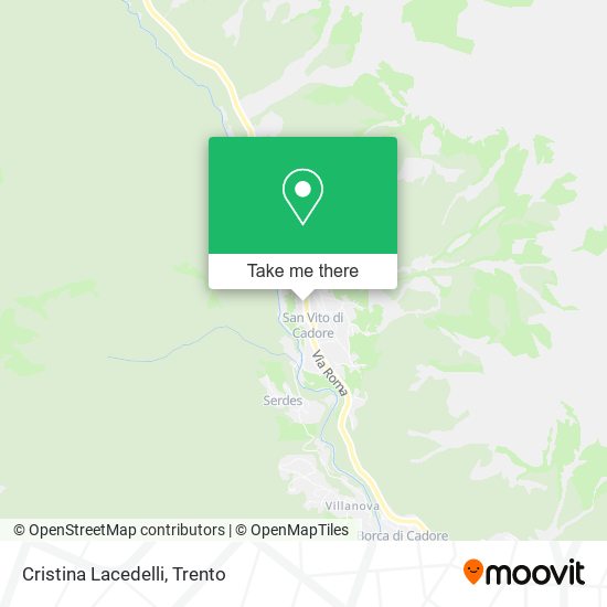 Cristina Lacedelli map