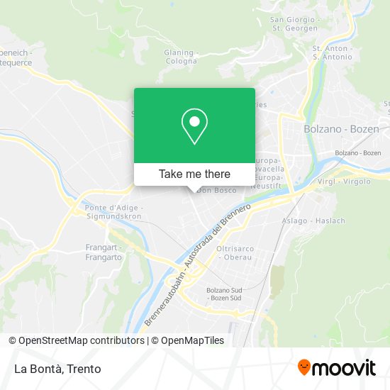 La Bontà map