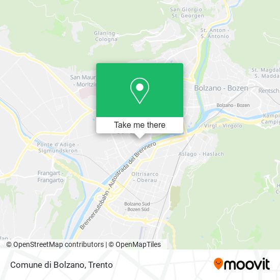 Comune di Bolzano map