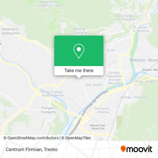Centrum Firmian map