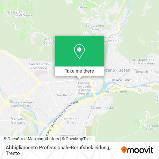 Abbigliamento Professionale-Berufsbekleidung map