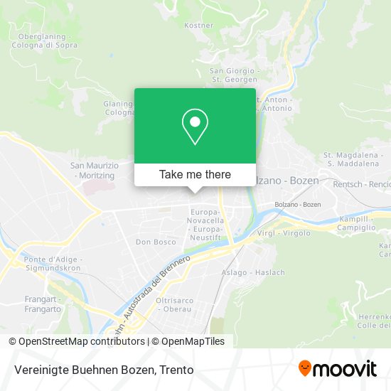 Vereinigte Buehnen Bozen map