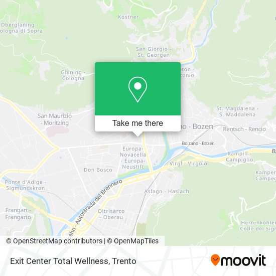 Exit Center Total Wellness map