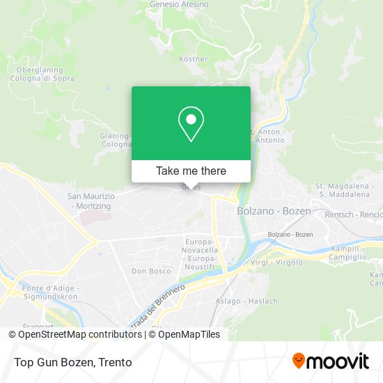 Top Gun Bozen map