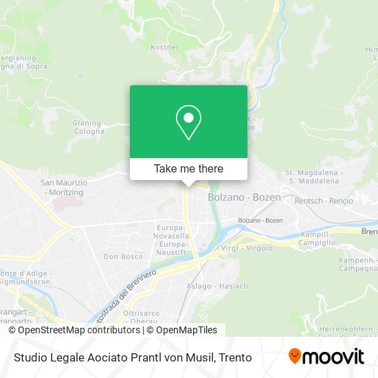 Studio Legale Aociato Prantl von Musil map