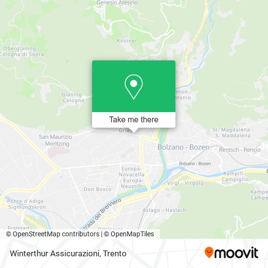 Winterthur Assicurazioni map