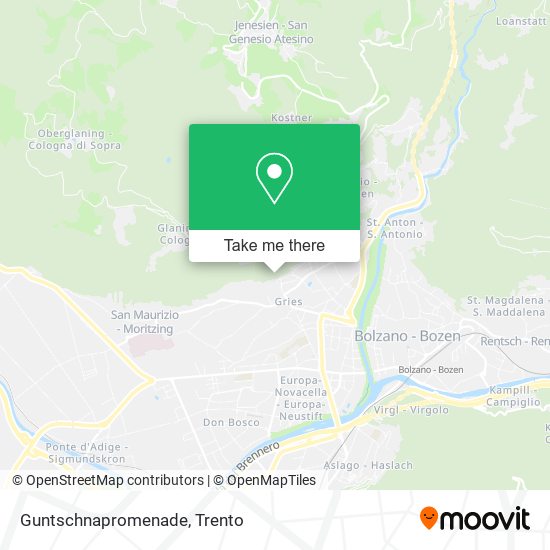 Guntschnapromenade map