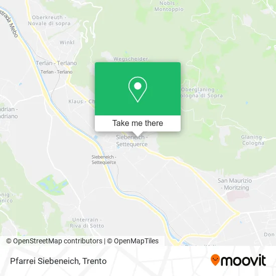 Pfarrei Siebeneich map