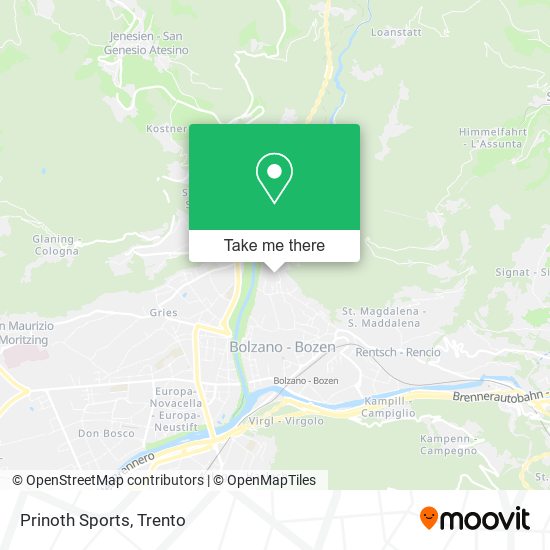 Prinoth Sports map