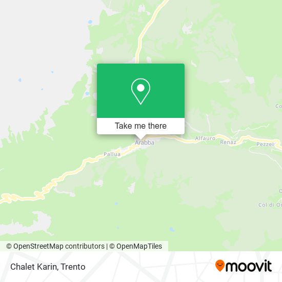 Chalet Karin map