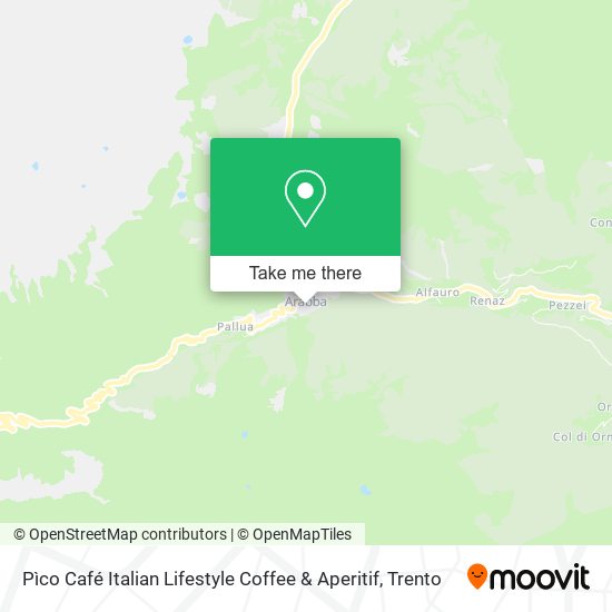 Pìco Café Italian Lifestyle Coffee & Aperitif map