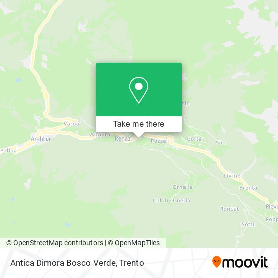 Antica Dimora Bosco Verde map