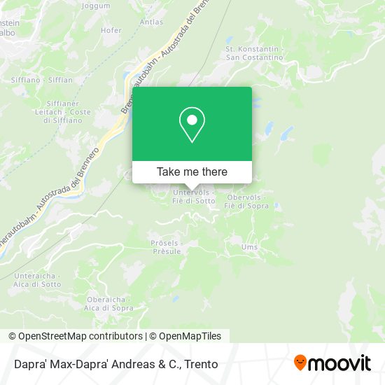 Dapra' Max-Dapra' Andreas & C. map