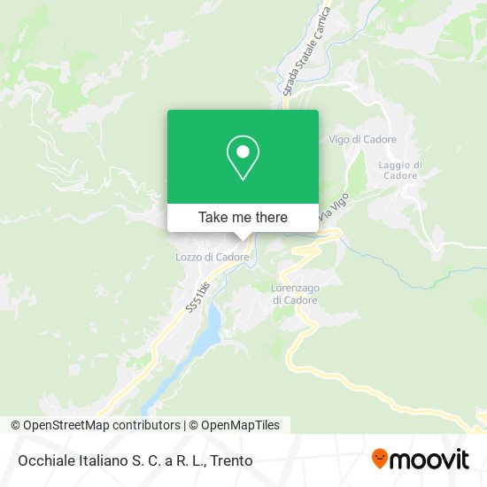 Occhiale Italiano S. C. a R. L. map