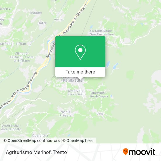 Agriturismo Merlhof map
