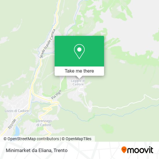 Minimarket da Eliana map