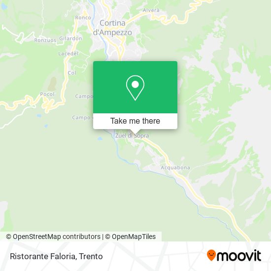 Ristorante Faloria map