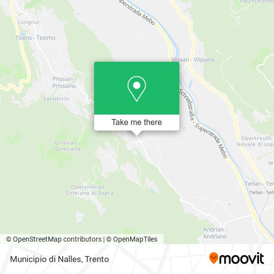 Municipio di Nalles map