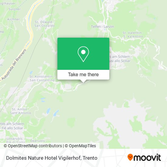Dolmites Nature Hotel Vigilerhof map