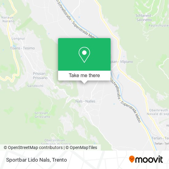 Sportbar Lido Nals map