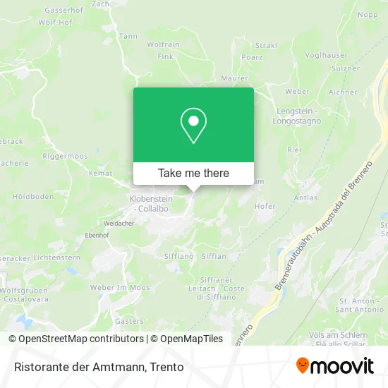 Restaurant der Amtmann map
