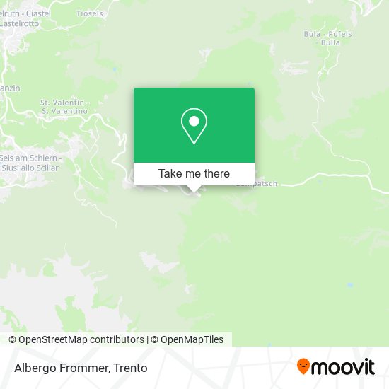 Albergo Frommer map