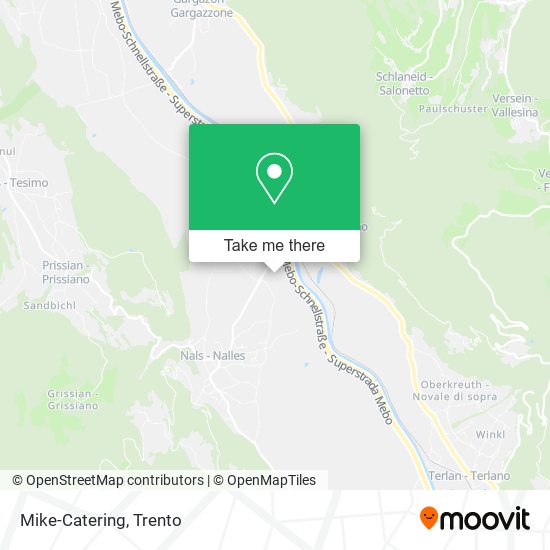 Mike-Catering map