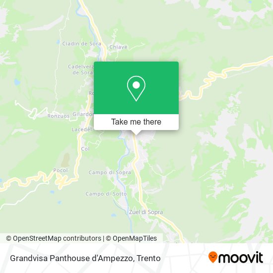 Grandvisa Panthouse d'Ampezzo map
