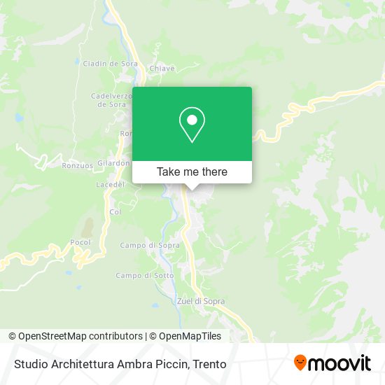 Studio Architettura Ambra Piccin map