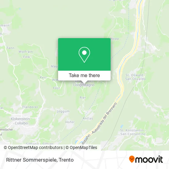Ritten Summer Games map