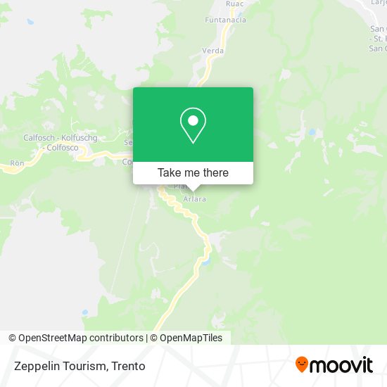 Zeppelin Tourism map