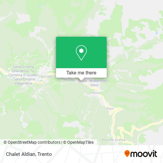 Chalet Aldian map