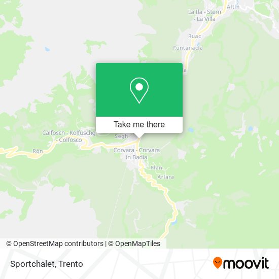 Sportchalet map