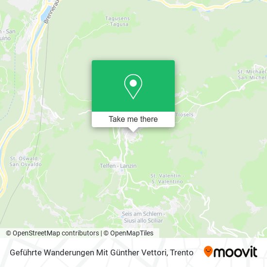 Geführte Wanderungen Mit Günther Vettori map