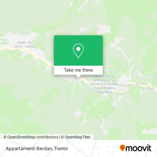 Appartamenti Berdan map